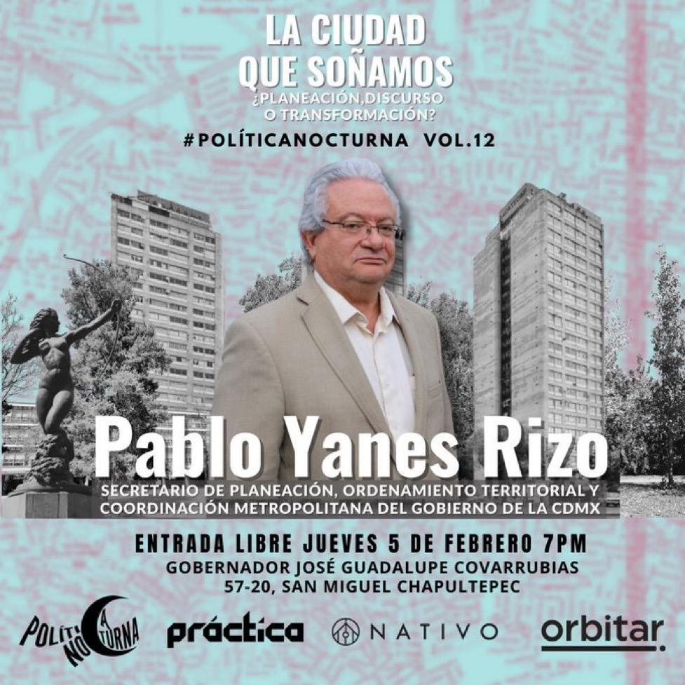 Conversatorio La Ciudad que Soñamos Pablo Yanes