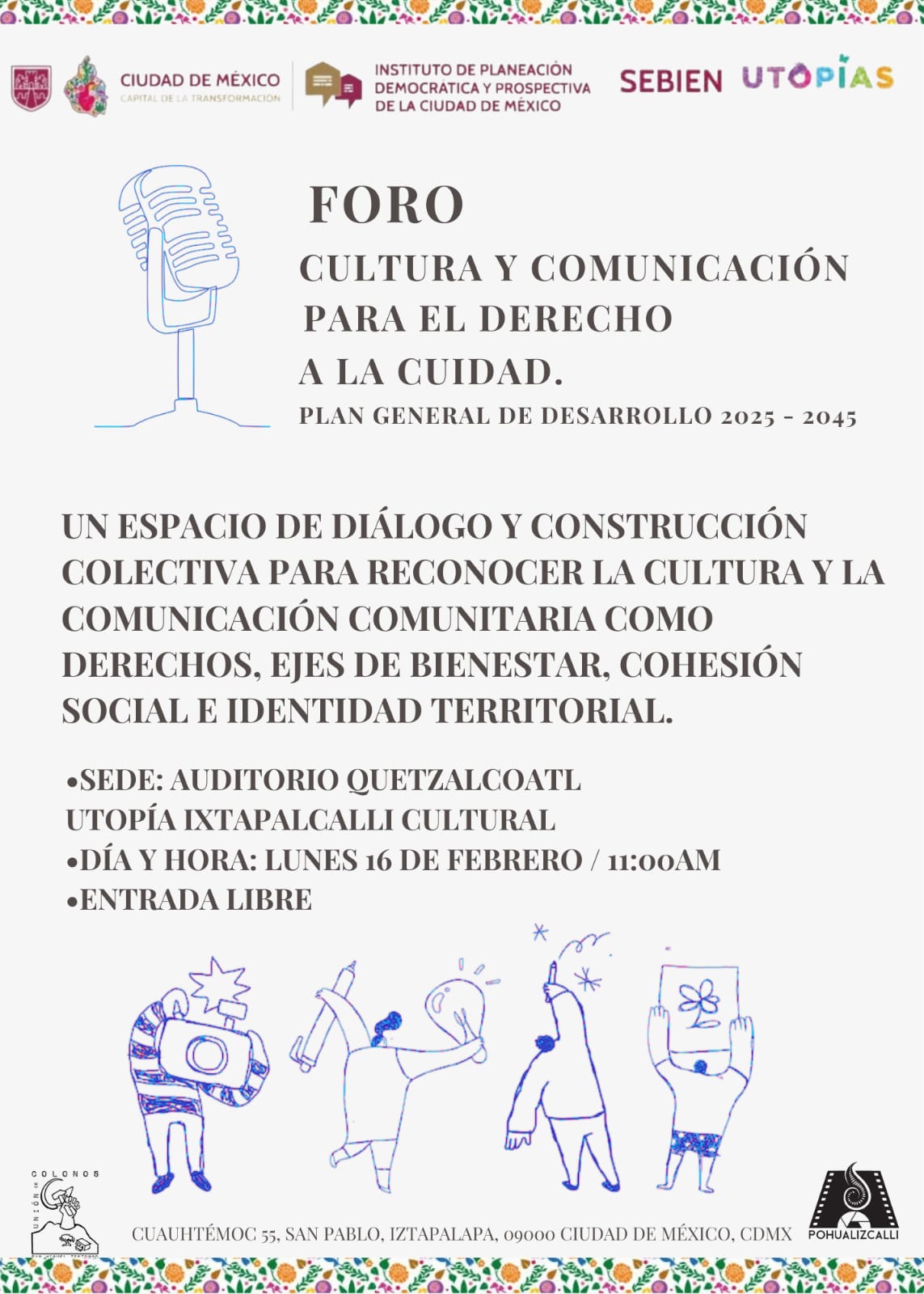 Foro Cultura y comunicación para el derecho a la ciudad