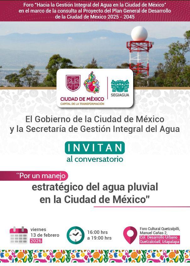 Por un manejo estratégico del agua pluvial en la Ciudad de México