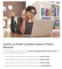 Precios de Cytotec Chitre